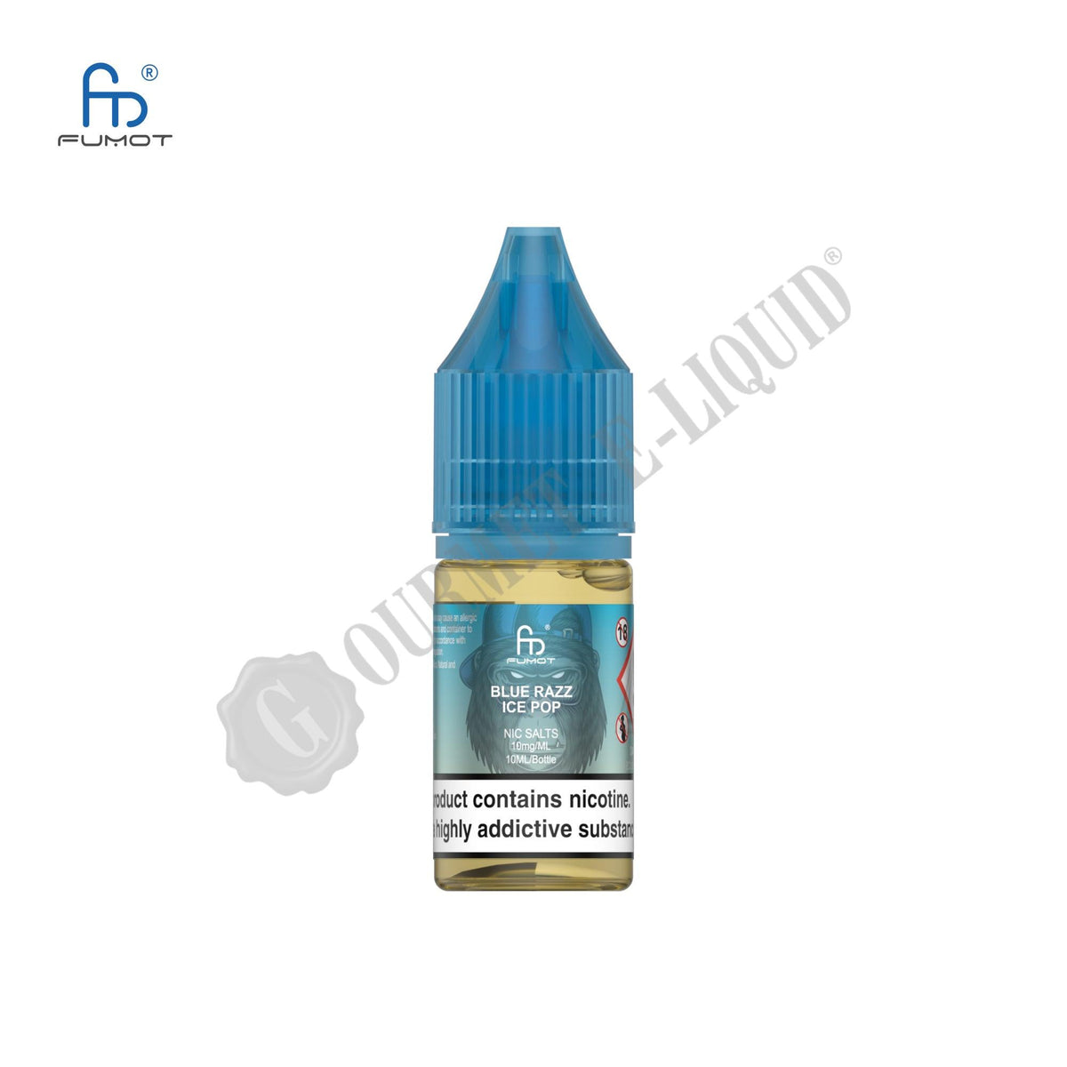 Blue Razz Ice Pop by RandM Tornado 7000 Nic Salts  Gourmet E-Liquid