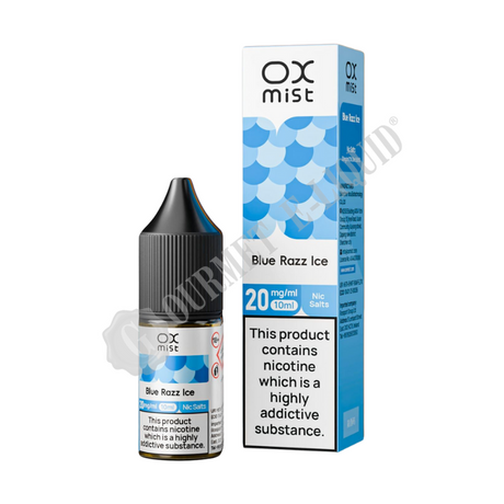 Blue Razz Ice by OX Mist Nic Salt