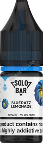 Blue Razz Lemonade by SoloBar Nic Salts