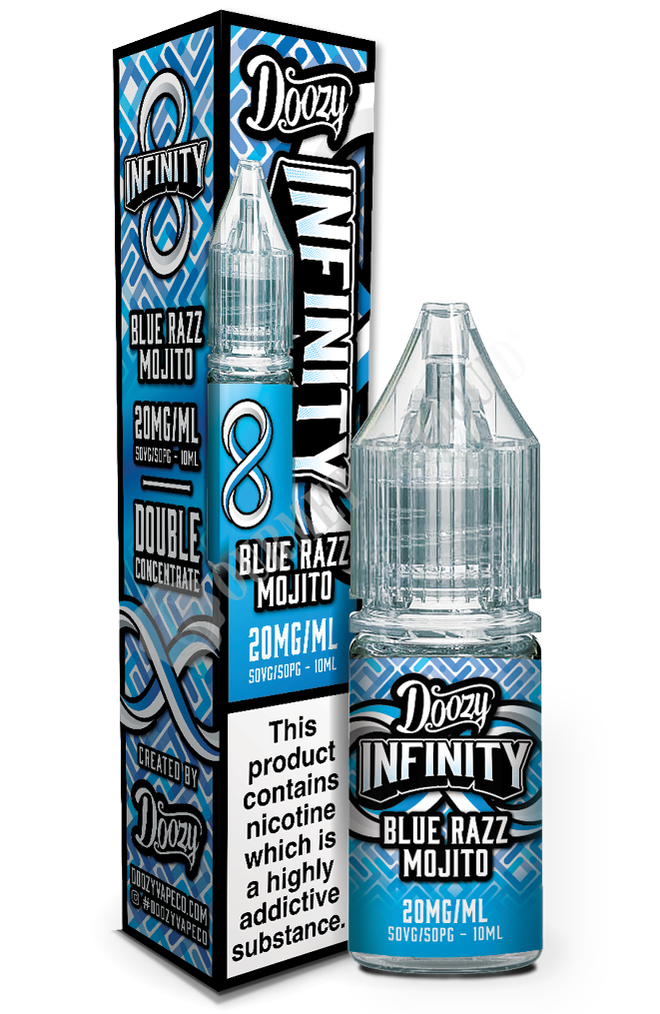 Blue Razz Mojito by Doozy Infinity Nic Salt
