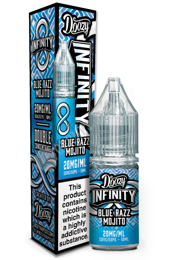 Blue Razz Mojito by Doozy Infinity Nic Salt