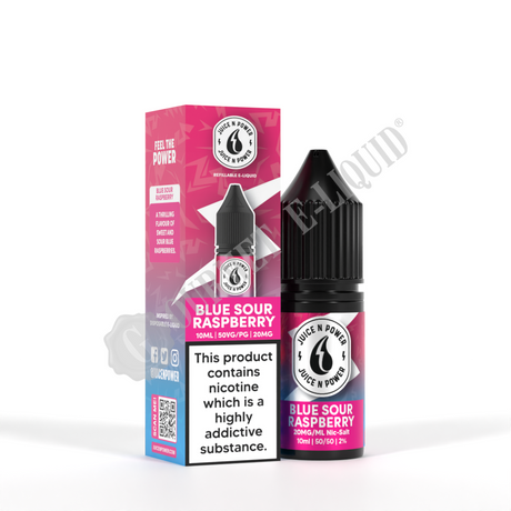 Blue Sour Raspberry by Juice N Power Nic Salts