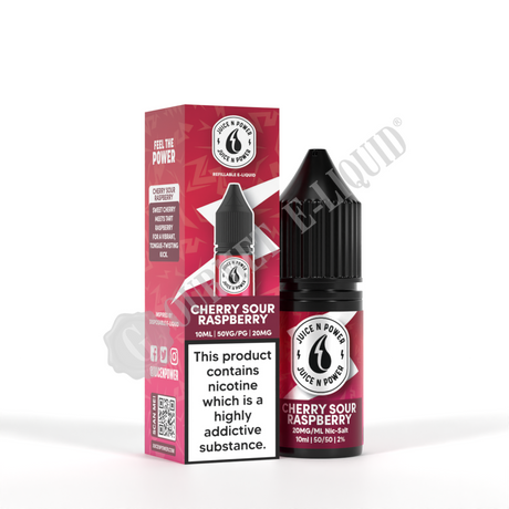Cherry Sour Raspberry by Juice N Power Nic Salts