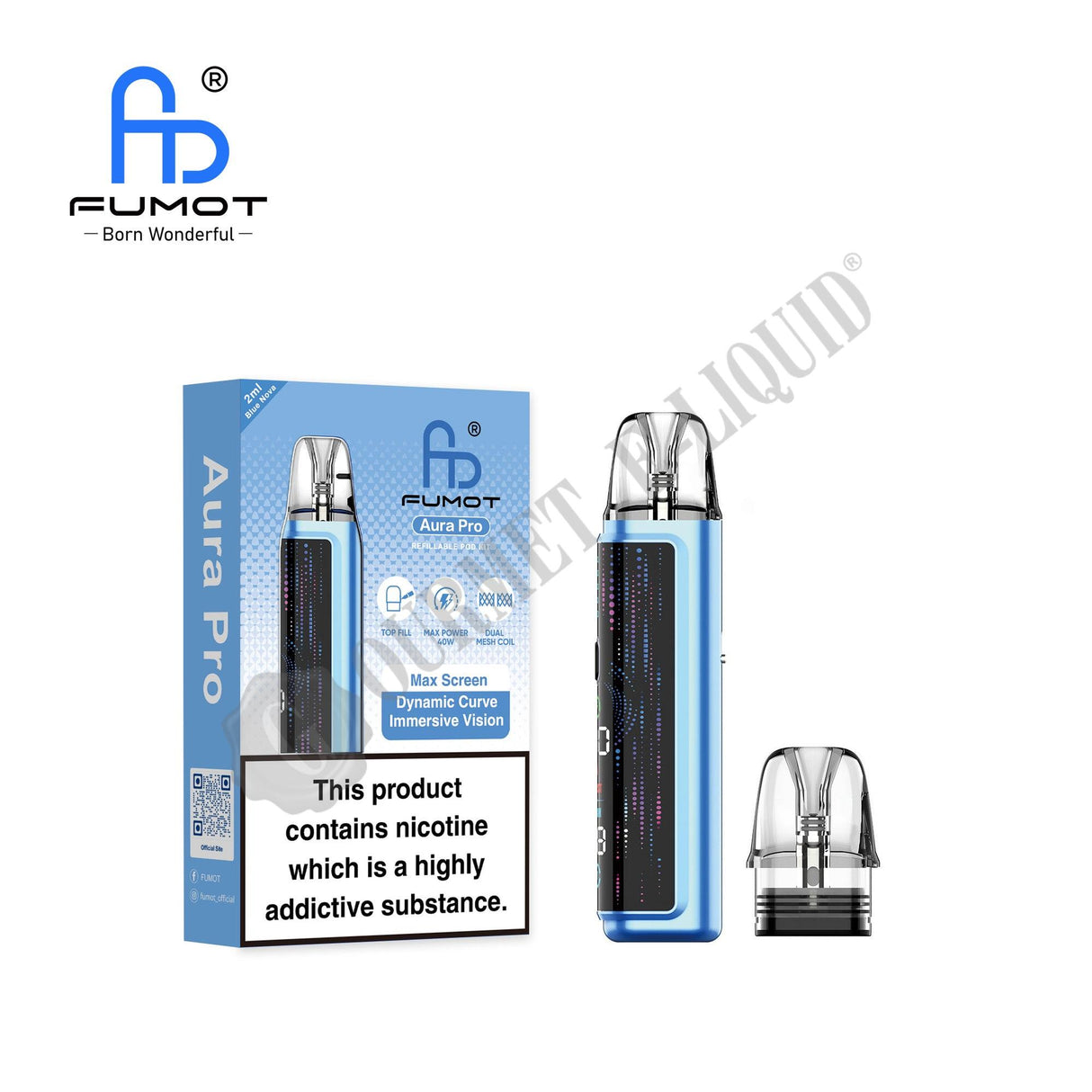 FUMOT Aura Pro Refillable Pod Kit