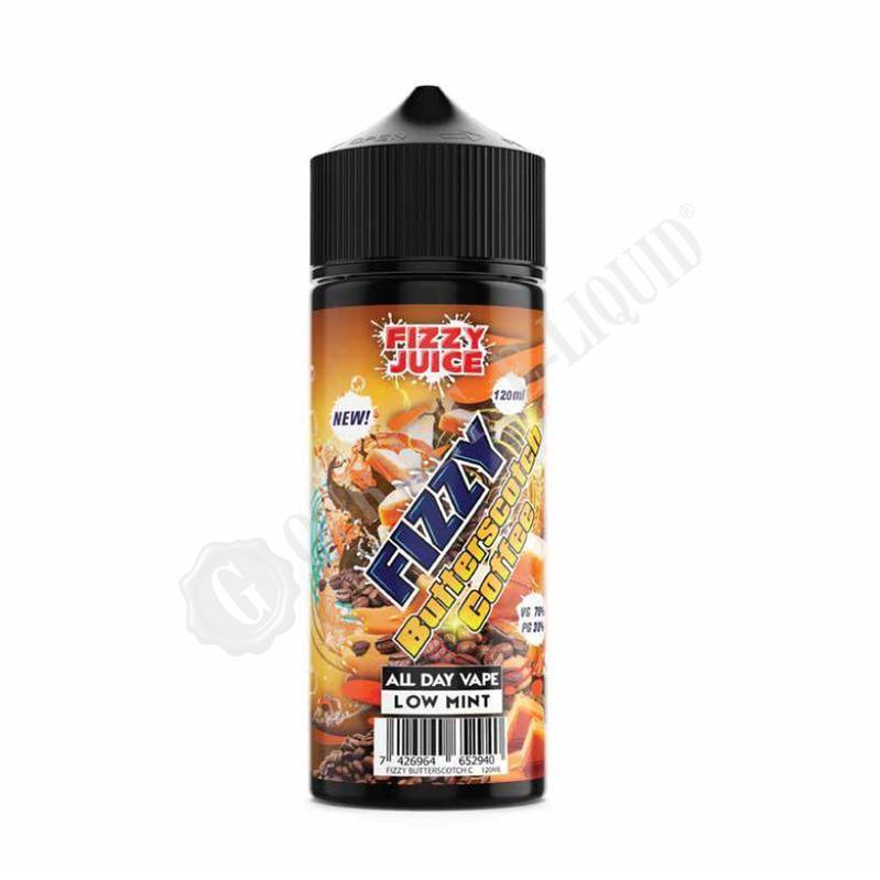 Fizzy Butterscotch Coffee by Fizzy Juice 120ml Shortfill E-Liquid