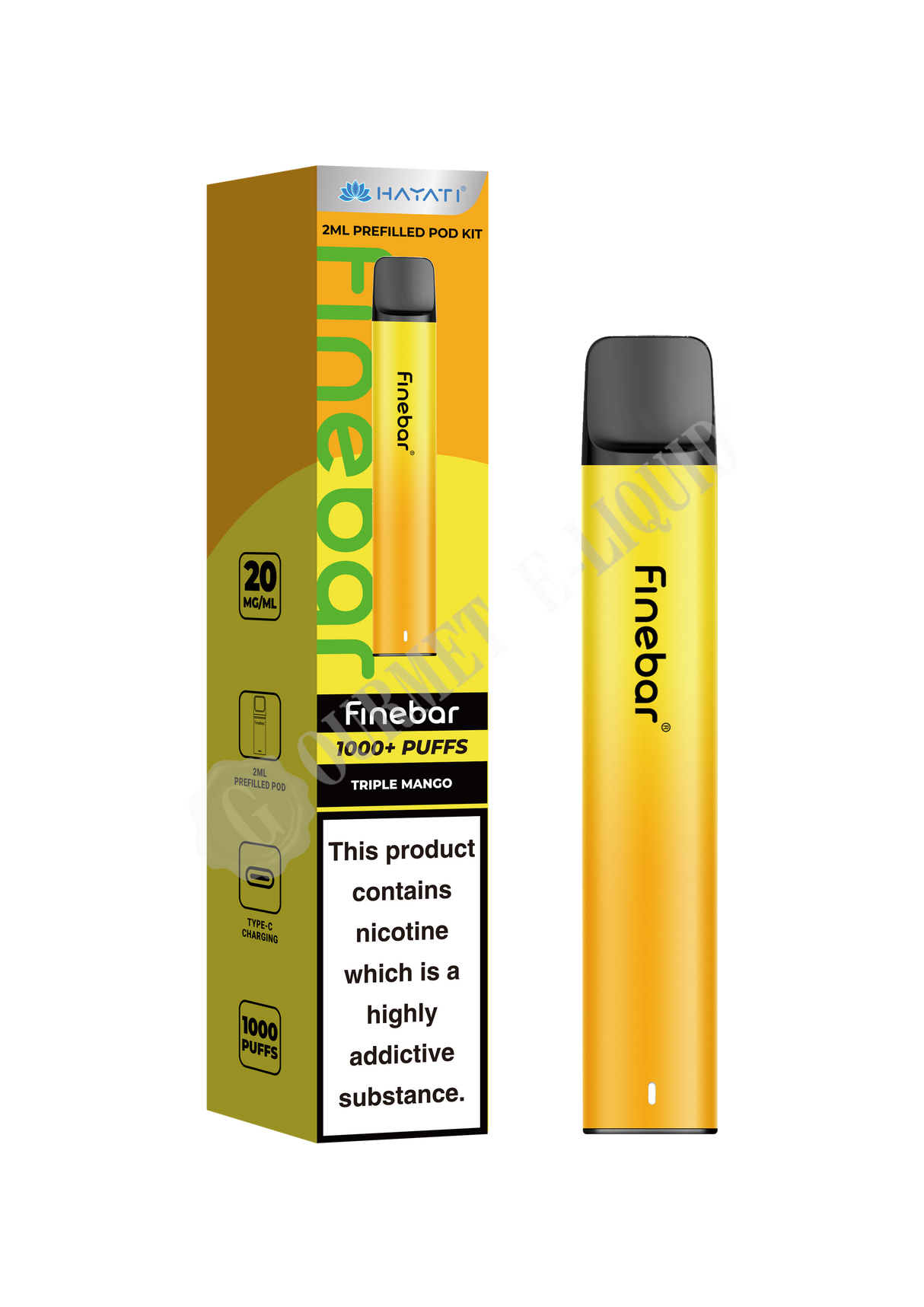 Hayati Finebar Pre-Filled Pod Kit