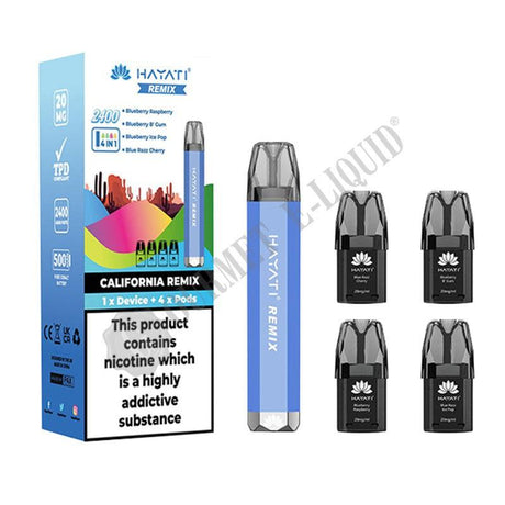Hayati Remix 2400 4-In-1 Disposable Vape