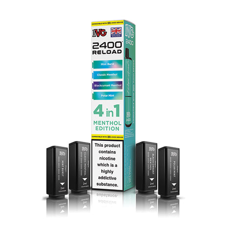 IVG 2400 Reload 4-in-1 Flavour Pre-filled Pods
