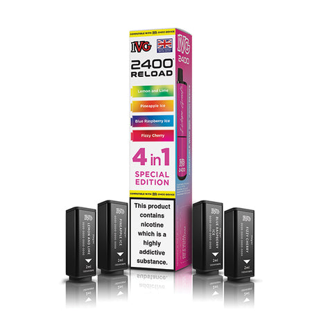 IVG 2400 Reload 4-in-1 Flavour Pre-filled Pods