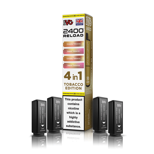 IVG 2400 Reload 4-in-1 Flavour Pre-filled Pods