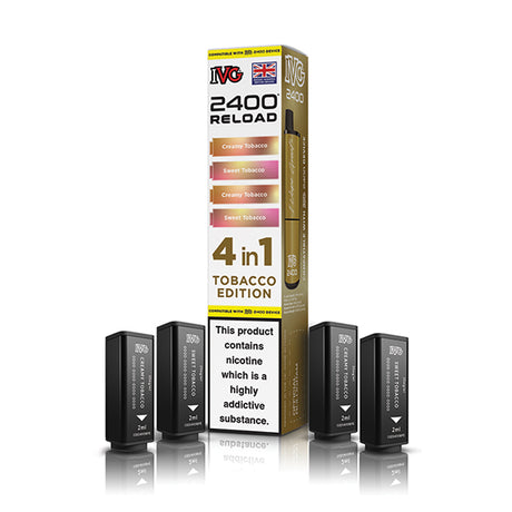 IVG 2400 Reload 4-in-1 Flavour Pre-filled Pods