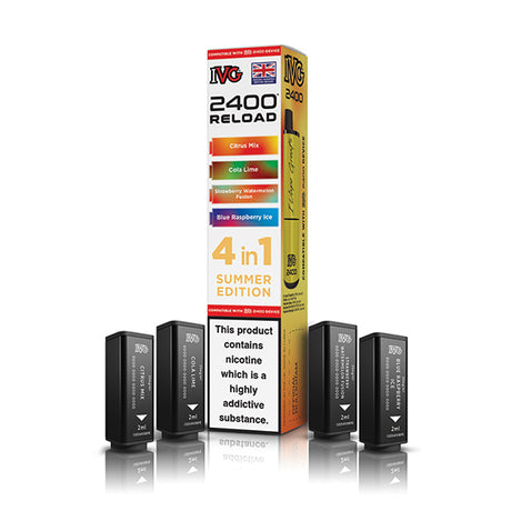 IVG 2400 Reload 4-in-1 Flavour Pre-filled Pods