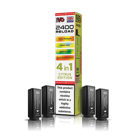 IVG 2400 Reload 4-in-1 Flavour Pre-filled Pods