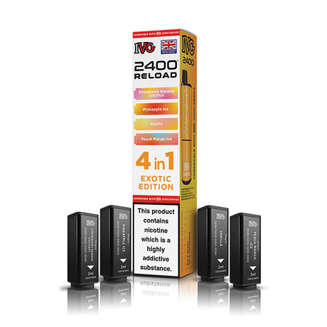 IVG 2400 Reload 4-in-1 Flavour Pre-filled Pods