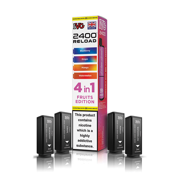IVG 2400 Reload 4-in-1 Flavour Pre-filled Pods