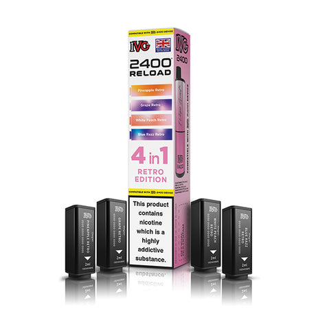 IVG 2400 Reload 4-in-1 Flavour Pre-filled Pods