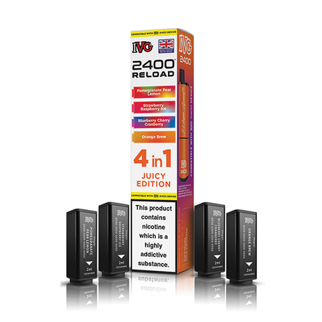 IVG 2400 Reload 4-in-1 Flavour Pre-filled Pods