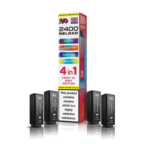 IVG 2400 Reload 4-in-1 Flavour Pre-filled Pods