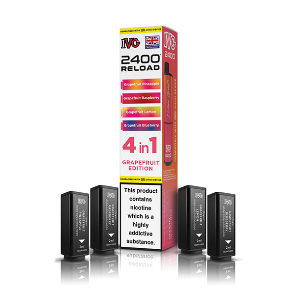 IVG 2400 Reload 4-in-1 Flavour Pre-filled Pods