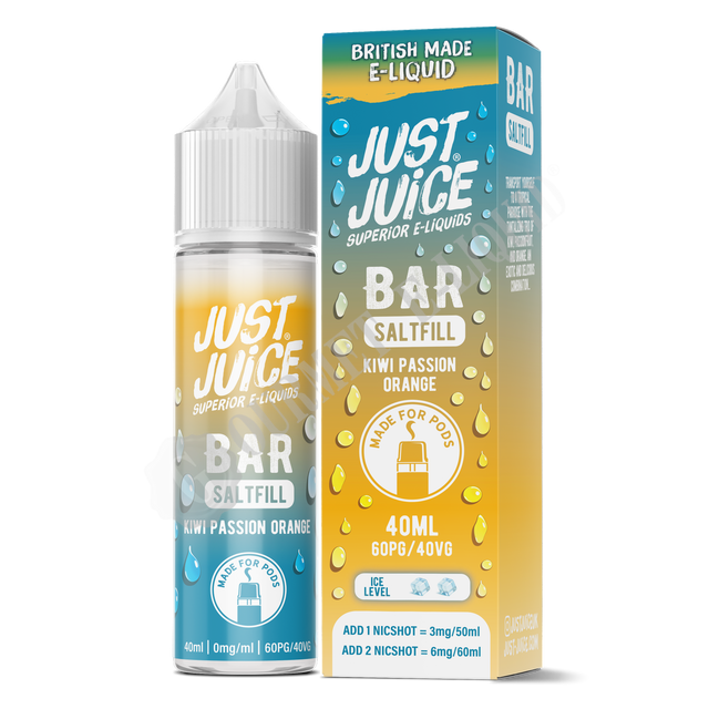 Kiwi Passion Orange by Just Juice Bar Saltfill