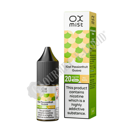 Kiwi Passionfruit Guava by OX Mist Nic Salt