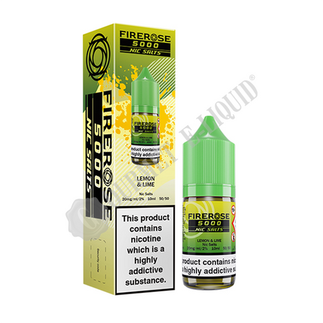 Lemon & Lime by Firerose 5000 Nic Salts