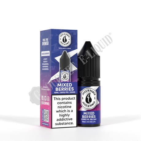 Mixed Berries by Juice N Power Nic Salts