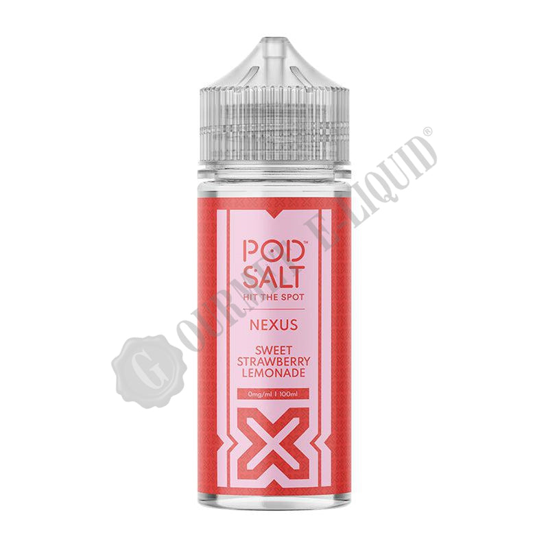 Sweet Strawberry Lemonade 100ml Shortfill E-Liquid by Pod Salt Nexus