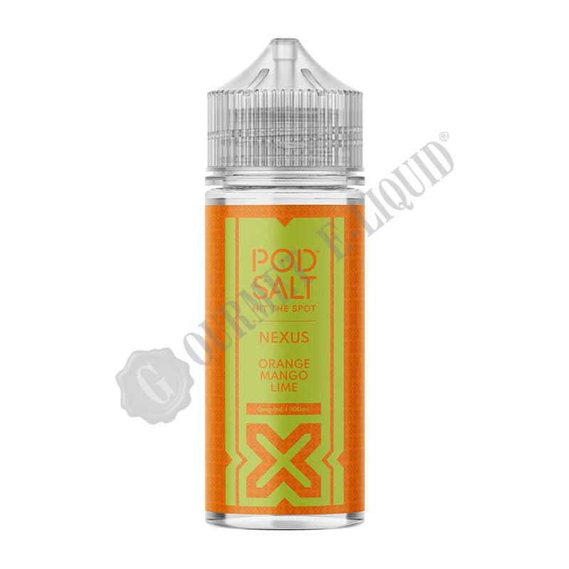 Orange Mango Lime 100ml Shortfill E-Liquid by Pod Salt Nexus