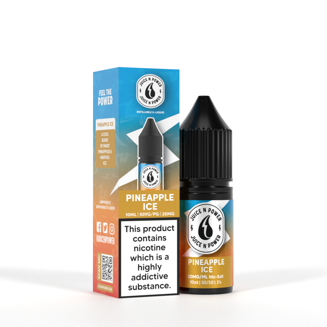 Pineapple Ice by Juice N Power Nic Salts