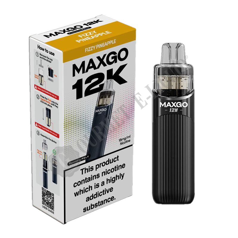 RELX MAXGO 12k Pre-Filled Pod Kit Gourmet E-Liquid RELX MAXGO 12k Pre-Filled Pod Kit Gourmet E-Liquid