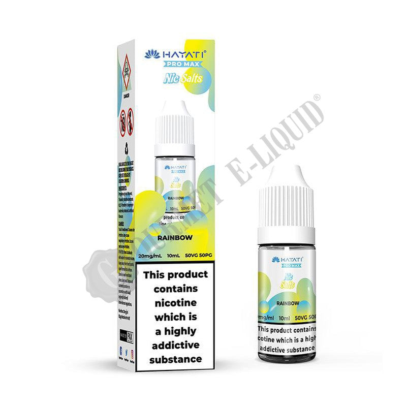 Rainbow by Hayati Pro Max Nic Salts  Gourmet E-Liquid