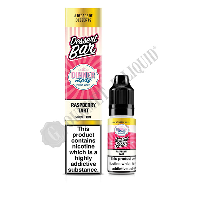 Raspberry Tart by Dinner Lady Dessert Bar Nic Salts