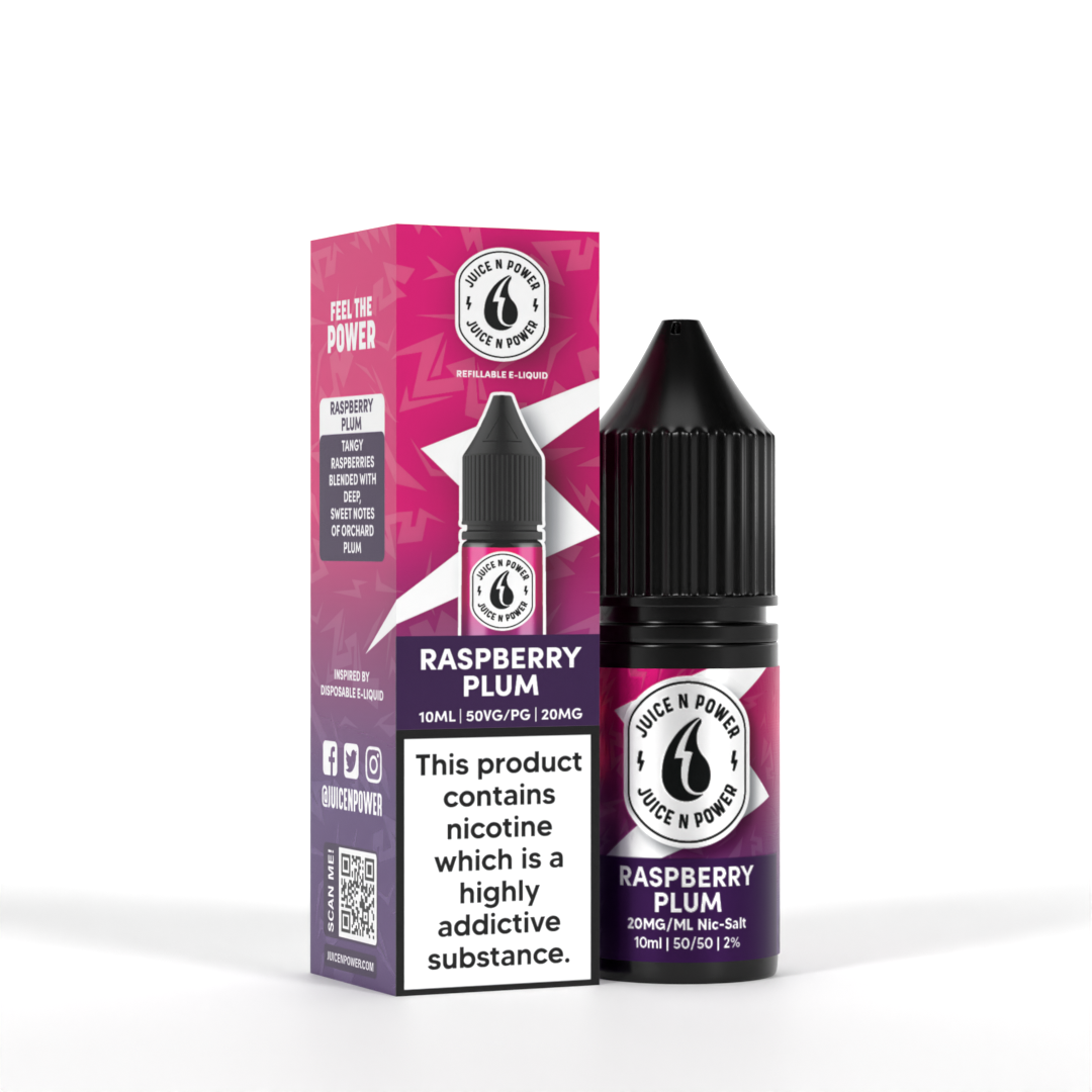 Raspberry Plum by Juice N Power Nic Salts