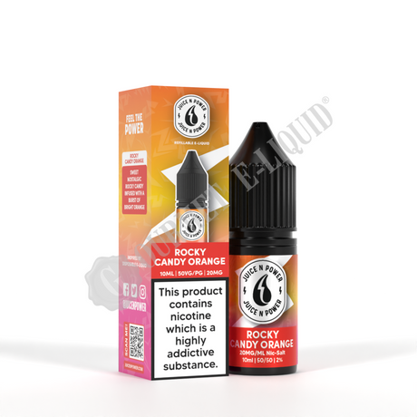 Rocky Candy Orange by Juice N Power Nic Salts