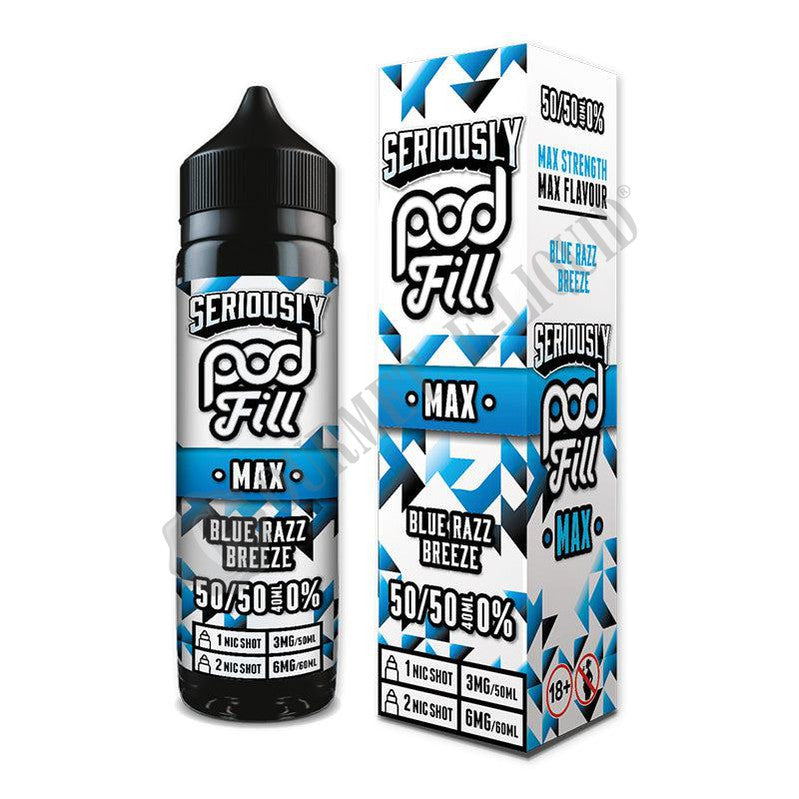 Blue Razz Breeze by Seriously Pod Fill Max