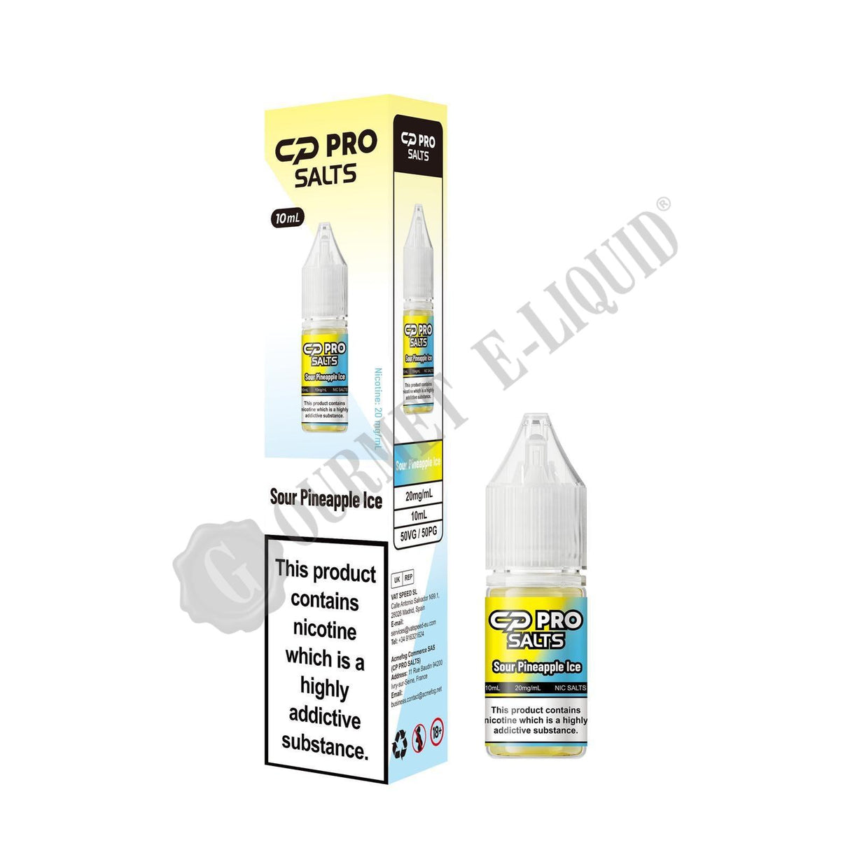 Sour Pineapple Ice by CP Pro Nic Salts