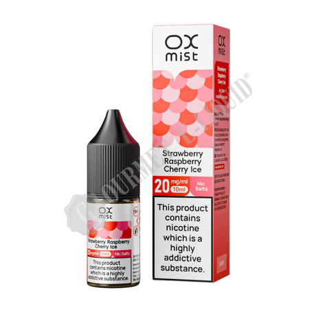 Strawberry Raspberry Cherry Ice by OX Mist Nic Salt