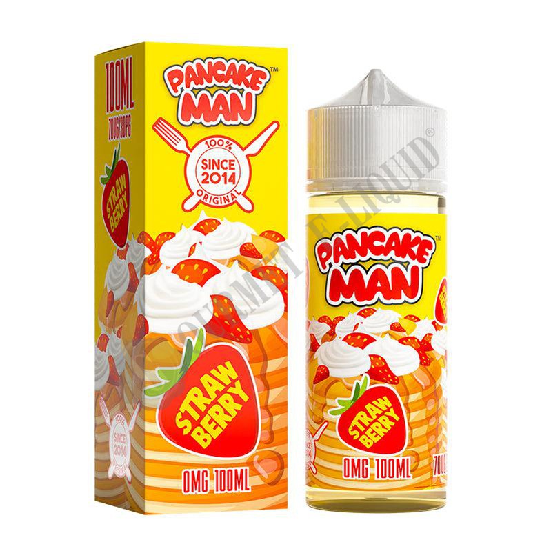 Strawberry by Pancake Man 100ml Shortfill E-Liquid Gourmet E-Liquid Strawberry by Pancake Man 100ml Shortfill E-Liquid Gourmet E-Liquid
