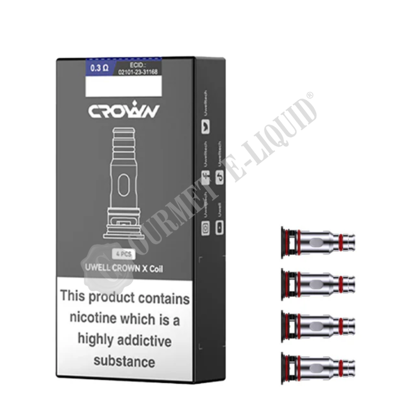 Uwell Crown X Replacement Coils Gourmet E-Liquid Uwell Crown X Replacement Coils Gourmet E-Liquid