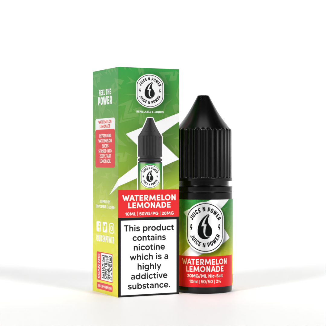 Watermelon Lemonade by Juice N Power Nic Salts