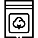 Cotton used for wicking pre-built coils