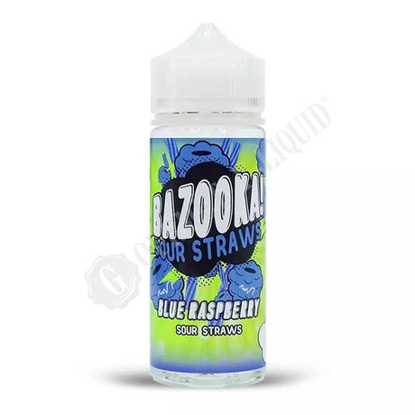 Blue Raspberry Sour Straws by Bazooka 100ml Shortfill E-Liquid
