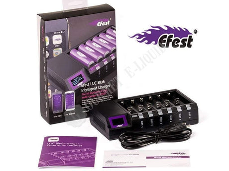 Efest LUC Blu6 LCD Intelligent Charger