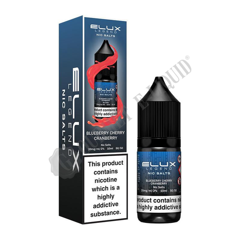 Blueberry Cherry Cranberry by Elux Legend Nic Salts