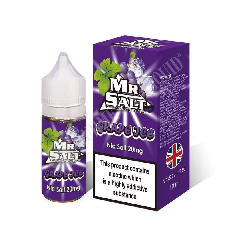 grape ice vape juice salt nic Grape Ice by Mr Salt 10ml Nic Salt E-Liquid – Gourmet E-Liquid