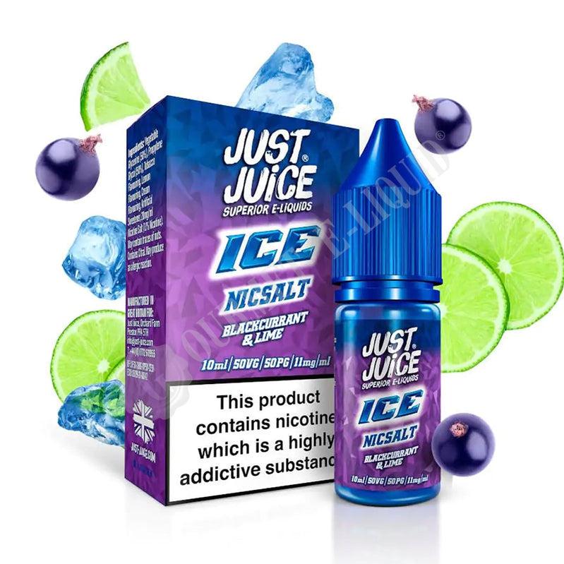 Blackcurrant & Lime by Just Juice Ice Nic Salt