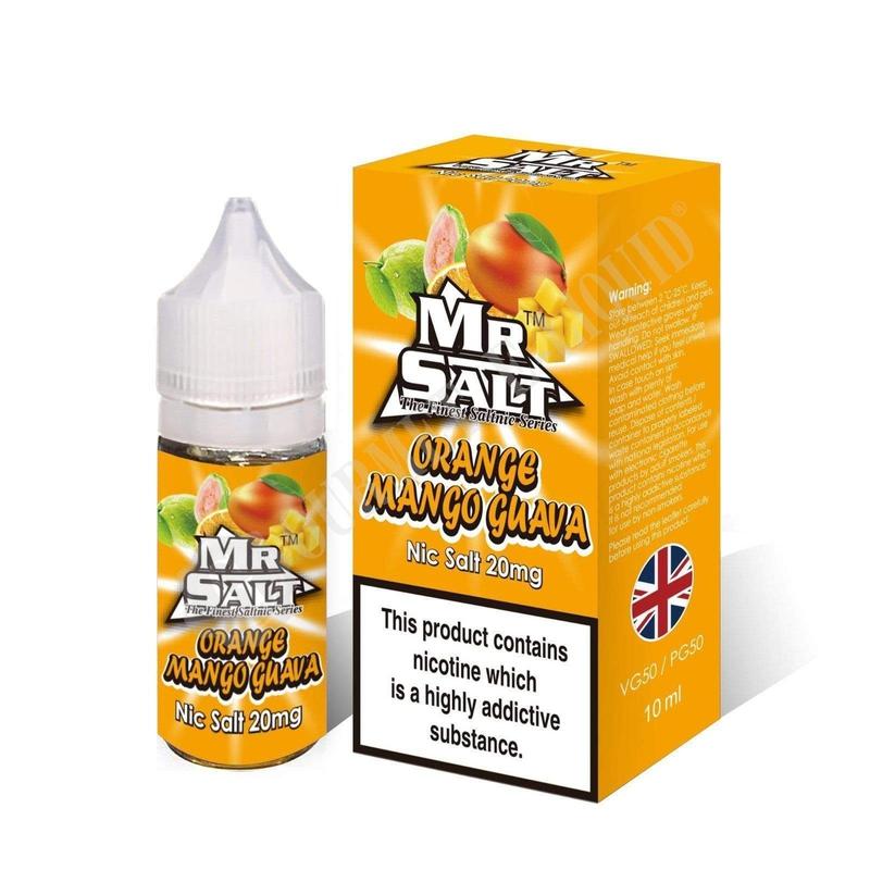 Orange Mango Guava by Mr Salt 10ml Nic Salt E-Liquid  Gourmet E-Liquid