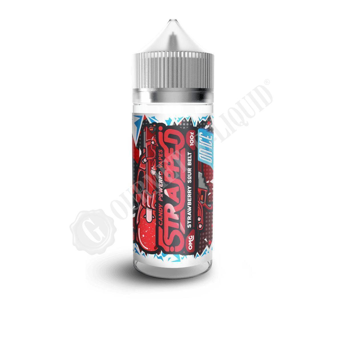 Strawberry Sour Belts on Ice by Strapped E-Liquid
