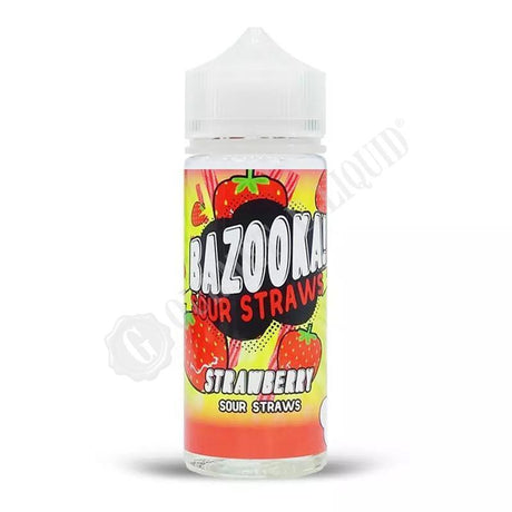 Strawberry Sour Straws by Bazooka 100ml Shortfill E-Liquid